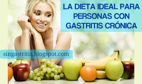 Gastritis una persona con la de dieta cual es