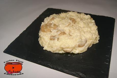 RISSOTO DE CHAMPIÑONES Y FOIE