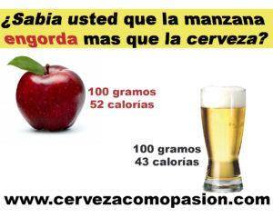 calorias de una cerveza