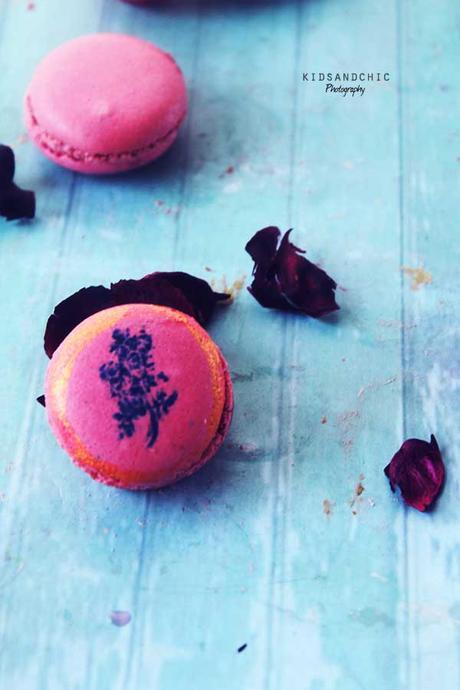 Macarons de fresas especiadas  al estilo #unpedacitodecielo