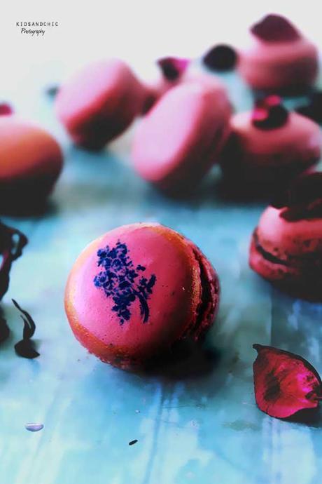 Macarons de fresas especiadas  al estilo #unpedacitodecielo