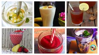 6 batidos con frutas