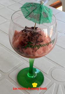 HELADO DE SANDIA EN THERMOMIX