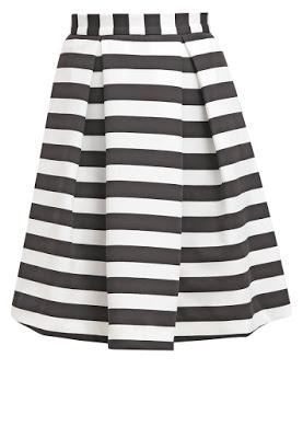 falda rayas
