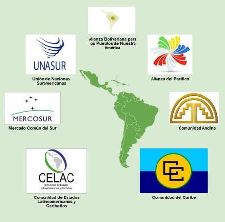 Los distintos proyectos de integración existentes en América Latina