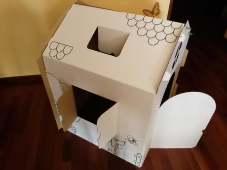 Casitas de cartón para niños, ¡su propio espacio en casa!