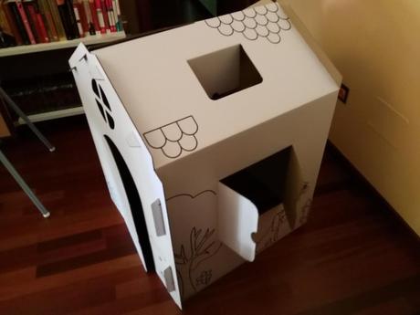 Casitas de cartón para niños, ¡su propio espacio en casa!