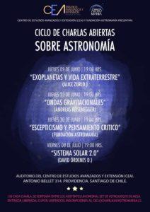 Charlas, CEA Astromanía