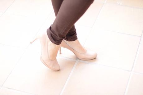 zapatos nude
