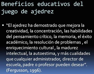 Sobre el Congreso celebrado en Tenerife “El Ajedrez, herramienta educativa en el aula” (X)