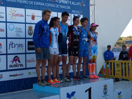 Campeonato de España de Triatlón Sprint. Aguilas . Murcia