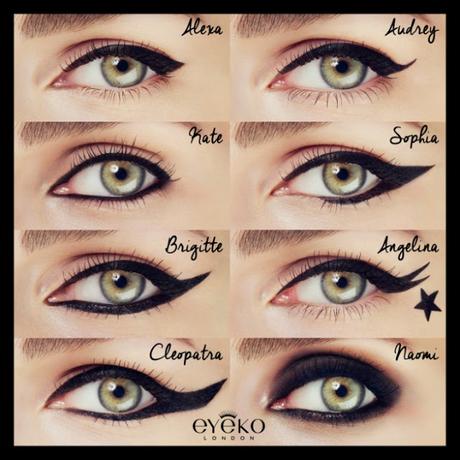 OCHO MUSAS, OCHO MANERAS DE SACARLE PARTIDO AL EYELINER