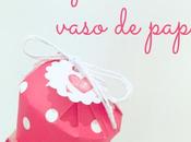 cajita regalo vaso papel