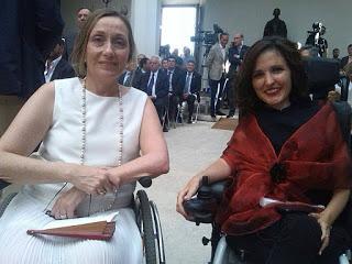 Virginia con Begoña Aguilar