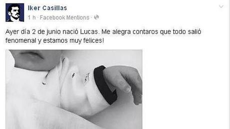 ¡Sara Carbonero e Iker Casillas son papás de nuevo!