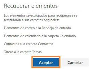 Restaurar correos eliminados en Outlook.com