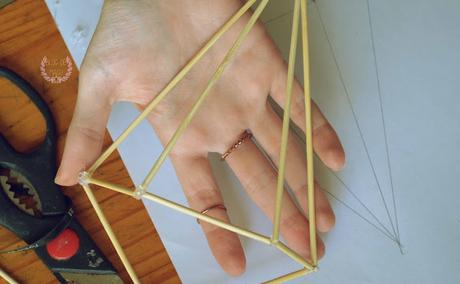 ♔ DIY - Estructuras geometricas para decorar / fridiy ☆