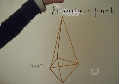 ♔ DIY - Estructuras geometricas para decorar / fridiy ☆