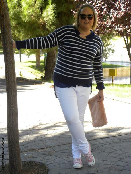 Converse Rosa · Look Curvy