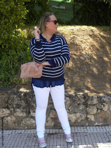 Converse Rosa · Look Curvy
