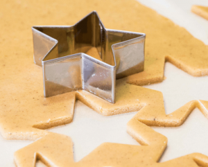 Receta de Estrellas rellenas de crema de cacao y avellanas galletitas de estrellas