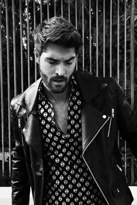 Nick Bateman, L'Officiel Hommes, Katya Tsyganova, lookbook, Magazine, Suits and Shirts, supermodel, Aisha Rae, 