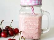 Batido albaricoque cerezas