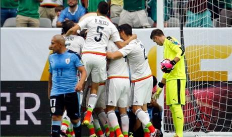 México venció 3-1 a Uruguay por Copa América Centenario