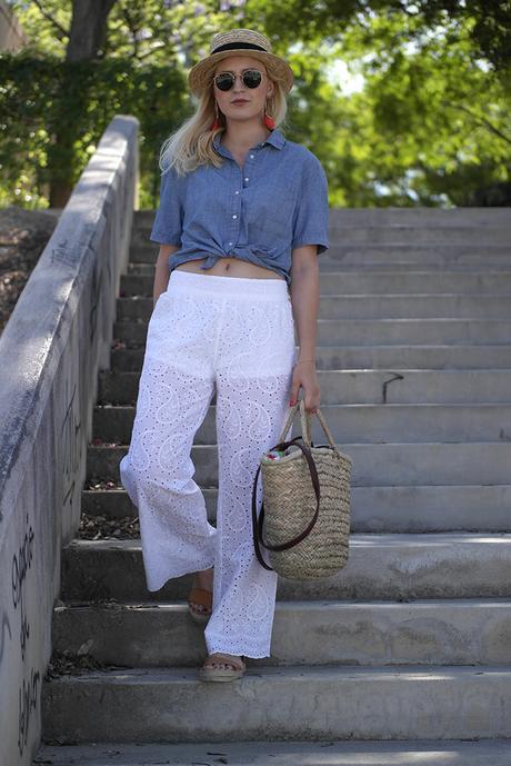 EMROIDERED PANTS EMROIDERED PANTS