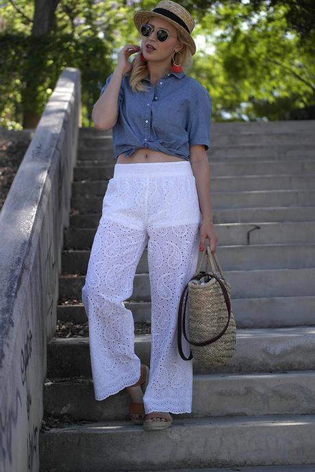 EMROIDERED PANTS EMROIDERED PANTS