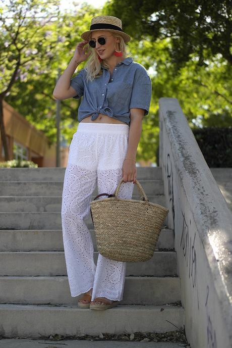 EMROIDERED PANTS EMROIDERED PANTS