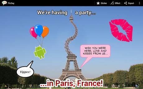 PicSay – Photo Editor para tu Smartphone Android