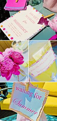 Ideas Candy Bar para Bodas de Verano