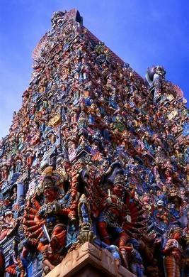 El impresionante templo Meenakshi Amman