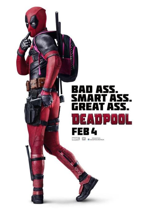 New International Poster for DEADPOOL - Bad Ass Smart Ass Great Ass: 
