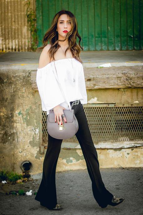 pantalones de campana pantalones de campana