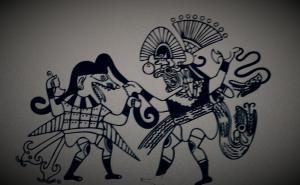 Reproducción de Enfrentamiento de Ai Apaec con un enemigo.