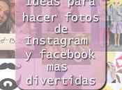 Accesorios para fotos Instagram Facebook sean divertidas