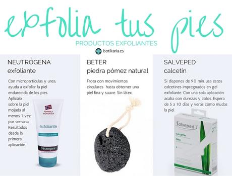 Exfoliantes para durezas y callos