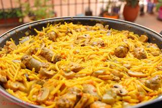 Fideua con Butifarra