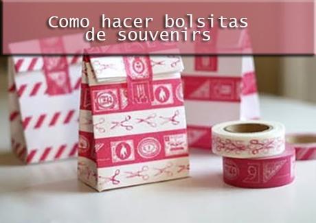 Como hacer bolsitas de souvenirs para cumpleaños - DIY -