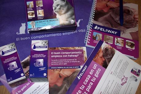 Preparados para el experimento Feliway