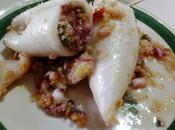 Calamares rellenos tomates secos Calamari ripieni pomodori secchi