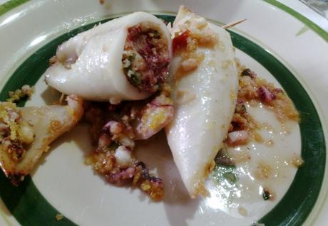 Calamares rellenos de tomates secos - Calamari ripieni di pomodori secchi - Stuffed squid with sundried tomatoes calamarestomateseco