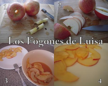 ROSAS DE MANZANA Y HOJALDRE