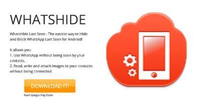 WhatsHide oculta tu última conexión en Whatsapp para que nadie la vea