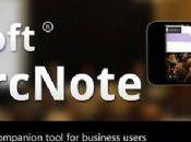 ArcNote, aplicación especializada para tomar notas apuntes desde Android...