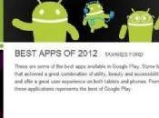 Google elige diez mejores aplicaciones Android 2012...