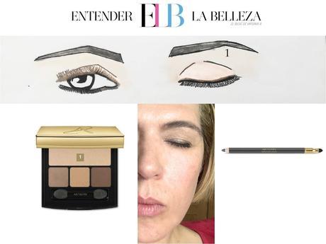 Utilizando la sombra más clara de la paleta Spice Bronze de Artistry Signature Color ¿Cómo sacarle partido a tu paleta de sombras de ojos?