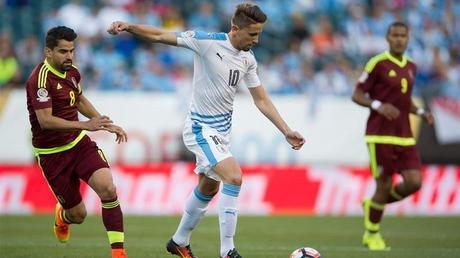 Uruguay perdió 1-0 ante Venezuela en la Copa América